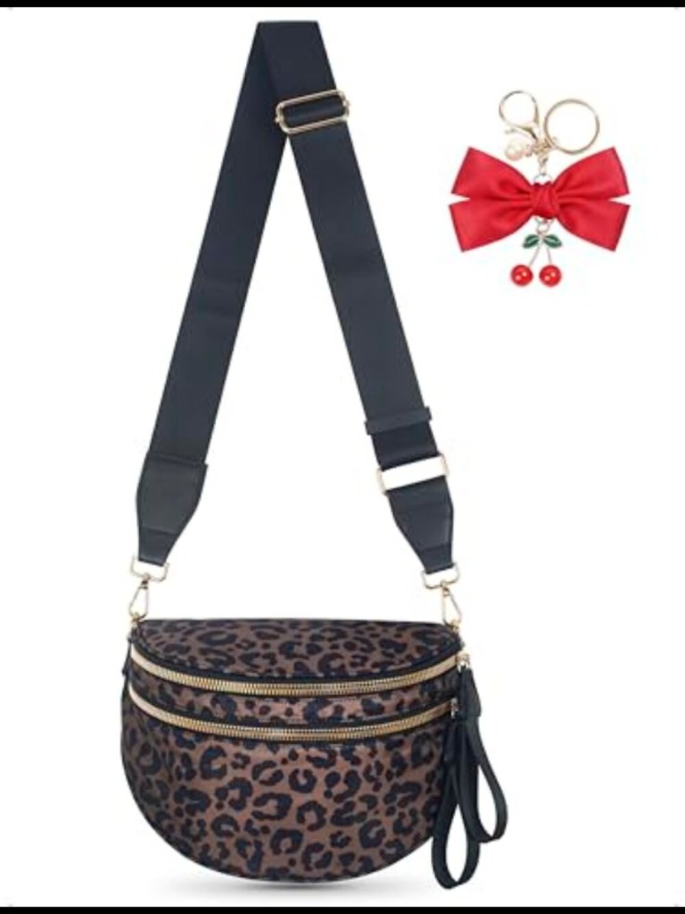 Nylon Crossbody Bum Bag Fanny Pack Belt Bag Large Waterproof